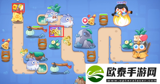 保卫萝卜4阿波道长第5关攻略