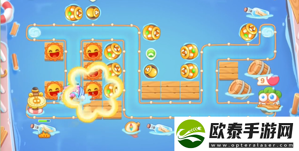保卫萝卜4暖暖汤泉第2关攻略