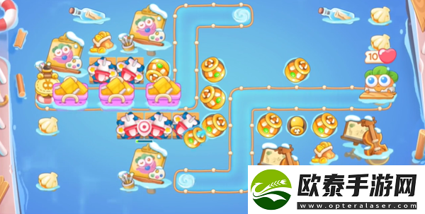 保卫萝卜4暖暖汤泉第5关攻略