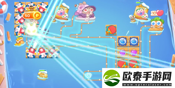 保卫萝卜4暖暖汤泉第6关攻略