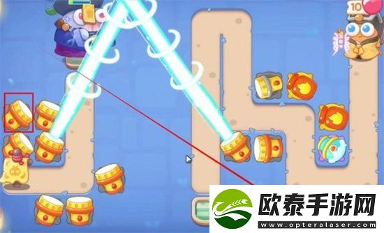 保卫萝卜4阿波道长第3关攻略