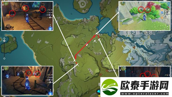 原神4.3快速收集铁矿方法