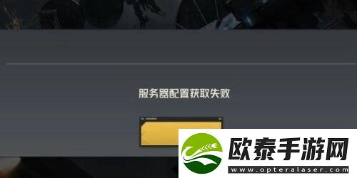 钢岚服务器配置获取失败解决方法