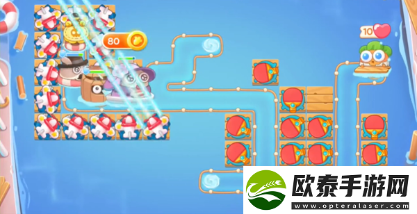保卫萝卜4暖暖汤泉第6关攻略