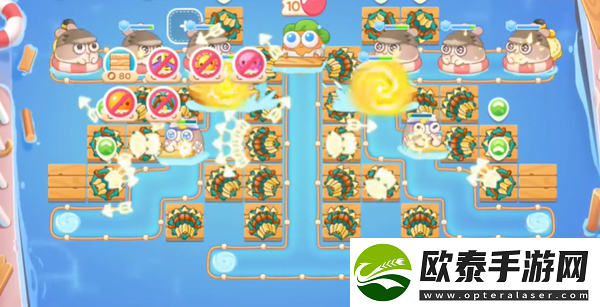 保卫萝卜4暖暖汤泉第3关攻略