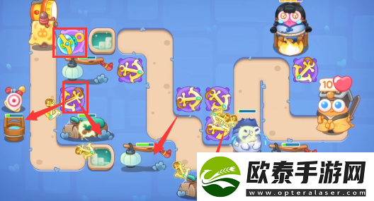 保卫萝卜4阿波道长第5关攻略