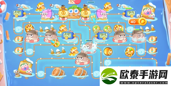 保卫萝卜4暖暖汤泉第9关攻略