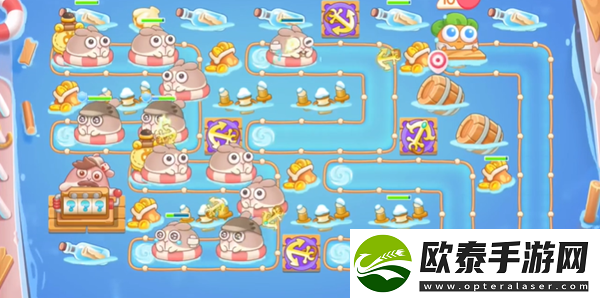 保卫萝卜4暖暖汤泉第8关攻略