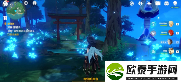 原神深林狸囃子寻找奇怪声音的源头位置一览