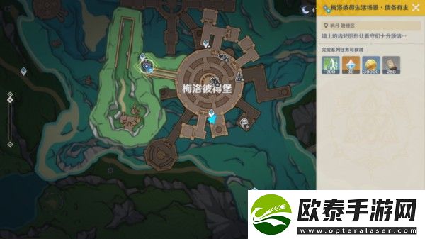 原神梅洛彼得生活场景债各有主任务攻略