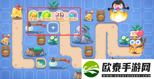 保卫萝卜4阿波道长第5关攻略