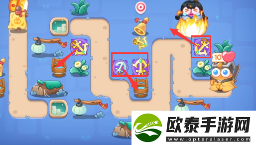 保卫萝卜4阿波道长第5关攻略