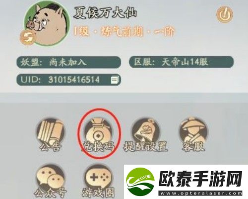 寻道大千输入兑换码位置介绍