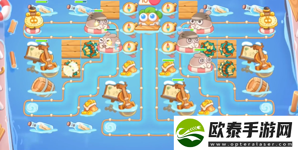 保卫萝卜4暖暖汤泉第3关攻略