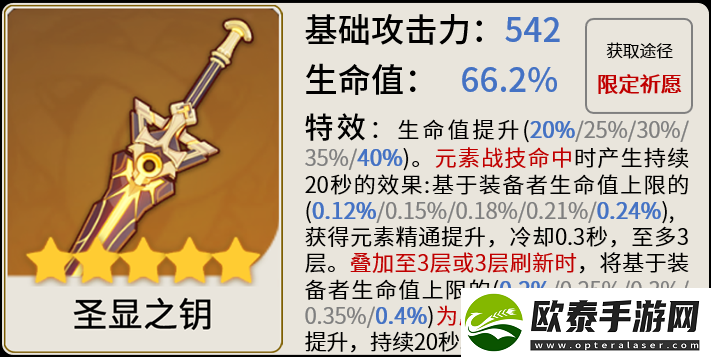 原神久岐忍5星武器带什么好