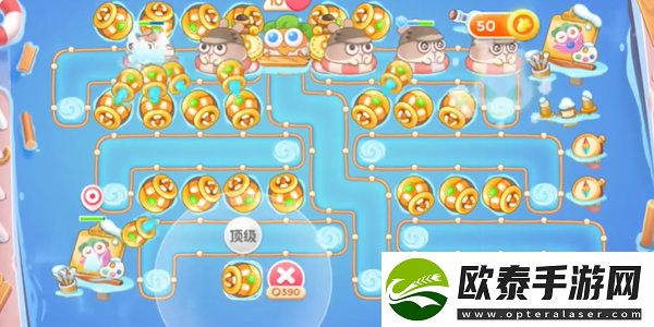 保卫萝卜4暖暖汤泉第9关攻略