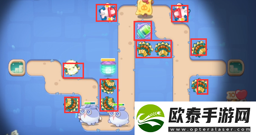 保卫萝卜4阿波道长第9关攻略