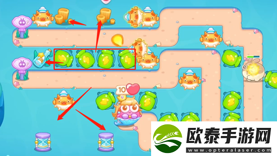 保卫萝卜4海的闺女第39关通关攻略