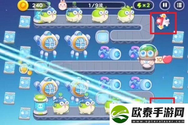 保卫萝卜4太空穿越第29关通关攻略