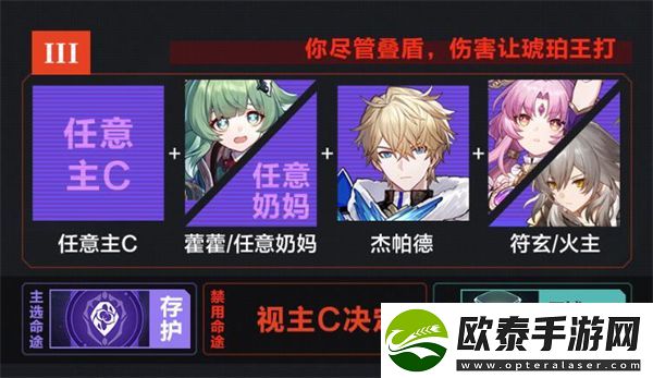 崩坏星穹铁道黄金与机械技能树挂机阵容推荐