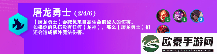 云顶之弈S7.5六屠龙勇士阵容搭配攻略