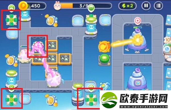 保卫萝卜4太空穿越第37关通关攻略