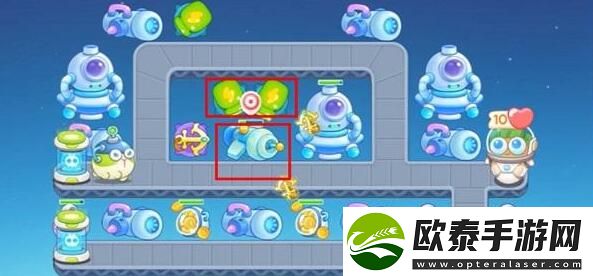保卫萝卜4太空穿越第39关通关攻略