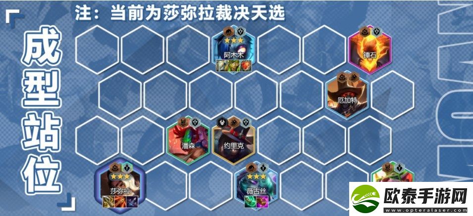 云顶之弈裁决莎弥拉阵容推荐