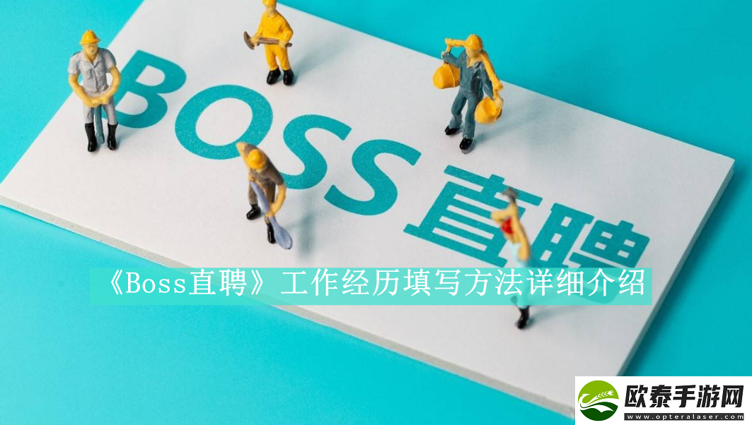 Boss直聘如何填写工作经历