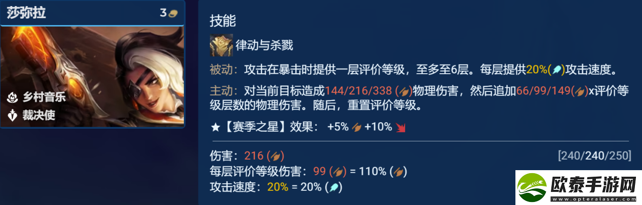 云顶之弈裁决莎弥拉阵容推荐
