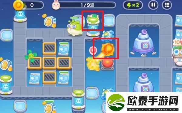 保卫萝卜4太空穿越第37关通关攻略