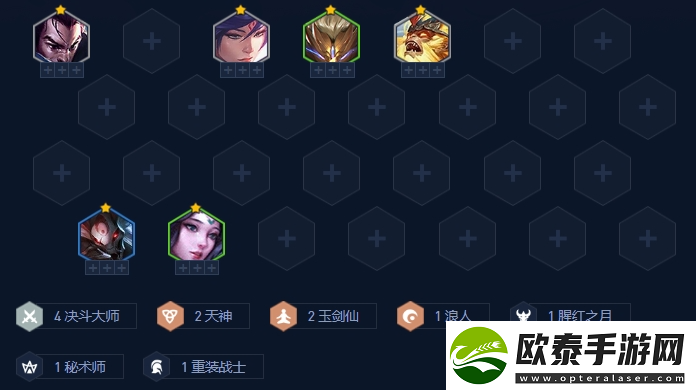 金铲铲之战天选福星决斗天使阵容推荐