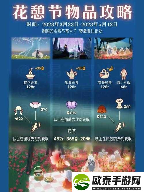 2023年光遇花憩节先祖位置详解及兑换攻略