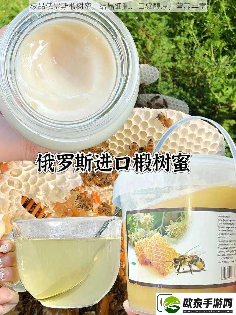 极品俄罗斯椴树蜜结晶细腻口感醇厚营养丰富