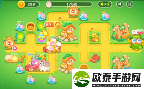 保卫萝卜4绿野奇缘第41关高分通关攻略