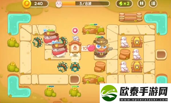 保卫萝卜4波仔很忙第二关无伤通关攻略