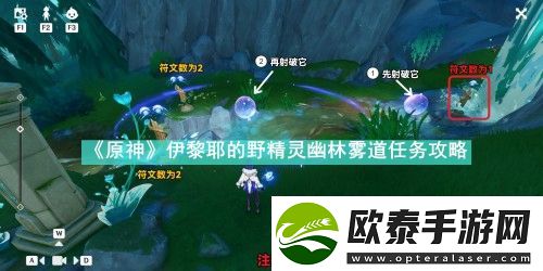 原神伊黎耶的野精灵幽林雾道任务怎么完成