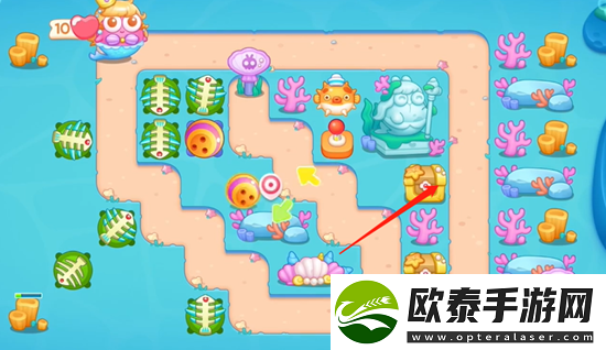 保卫萝卜4海的闺女第55关通关攻略