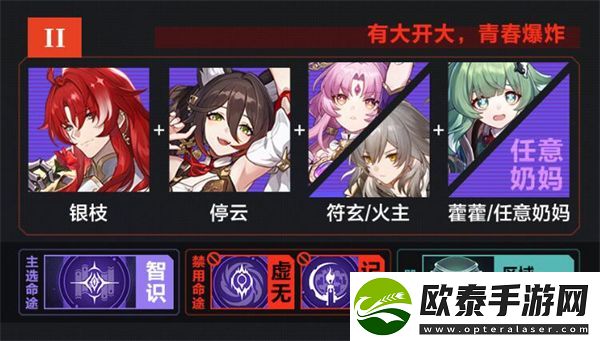 崩坏星穹铁道黄金与机械技能树挂机阵容推荐
