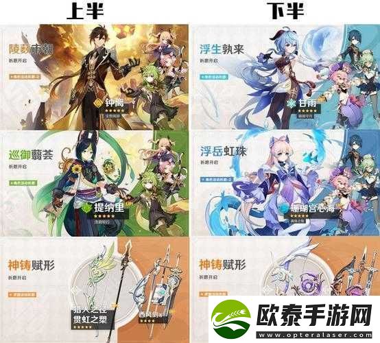 原神2.8版本UP池全面曝光