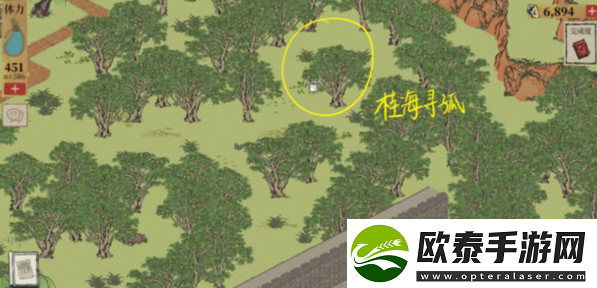 江南百景图青蛇纸条位置介绍