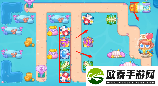 保卫萝卜4海的闺女第81关通关攻略