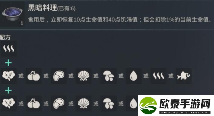 黎明重生食谱大全