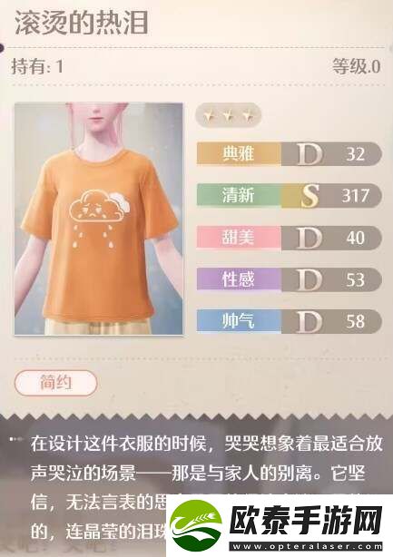 无限暖暖滚烫的热泪