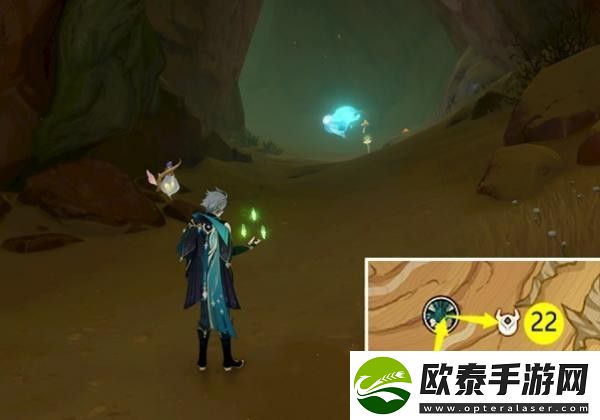 原神千壑沙地仙灵在哪