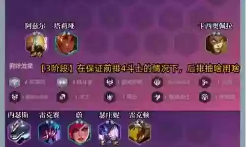 下棋克制龙王的阵容搭配：提升效率实用建议