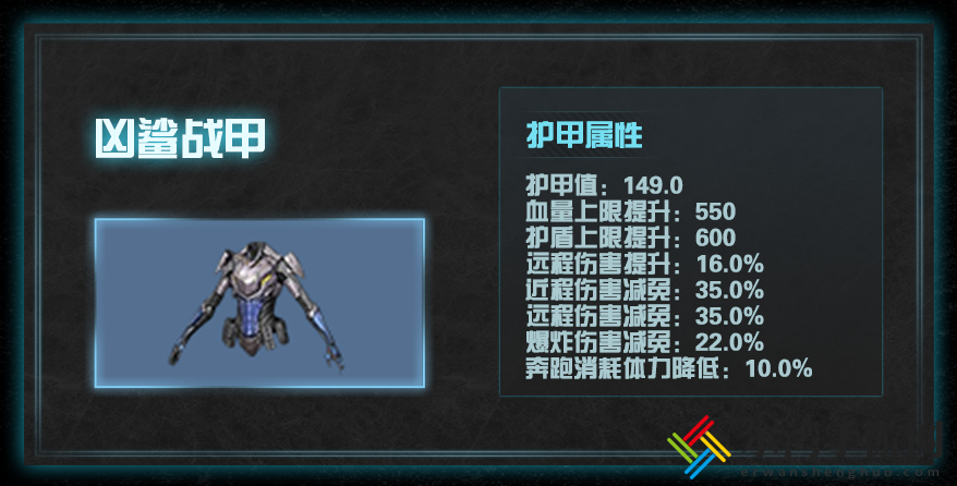 明日之后140级甲属性一览