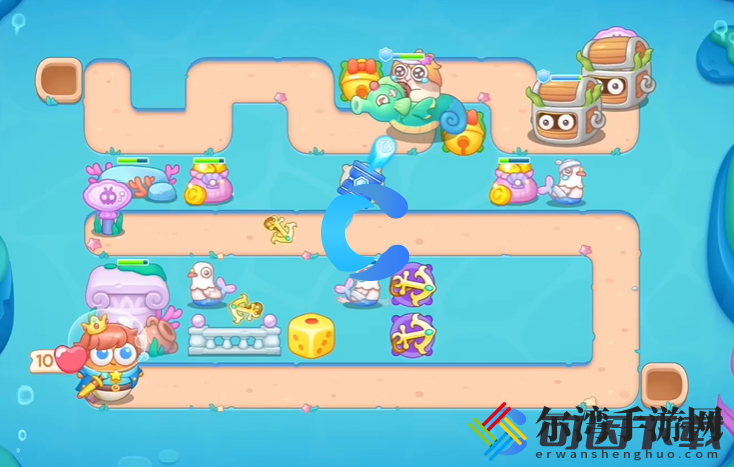保卫萝卜4海的闺女第一百一十七关图文攻略 高效任务链攻略