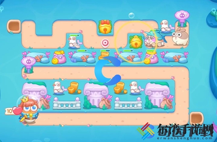 保卫萝卜4海的闺女第一百一十七关图文攻略 高效任务链攻略