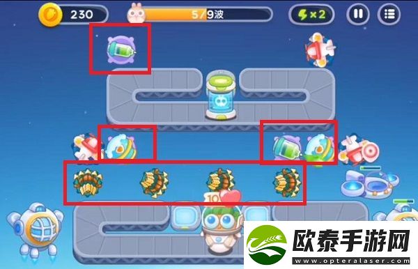 保卫萝卜4太空穿越第28关通关攻略